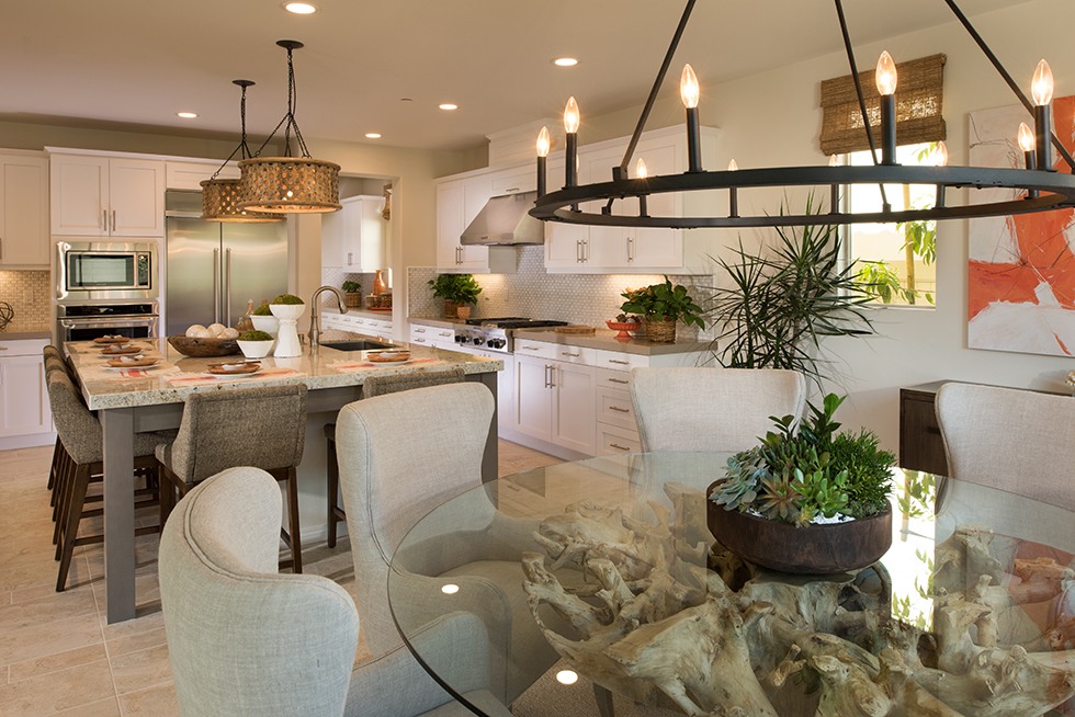 Westerly model homes in San Marcos, CA, at Rancho Tesoro, shot for California West Communities in San Diego.
