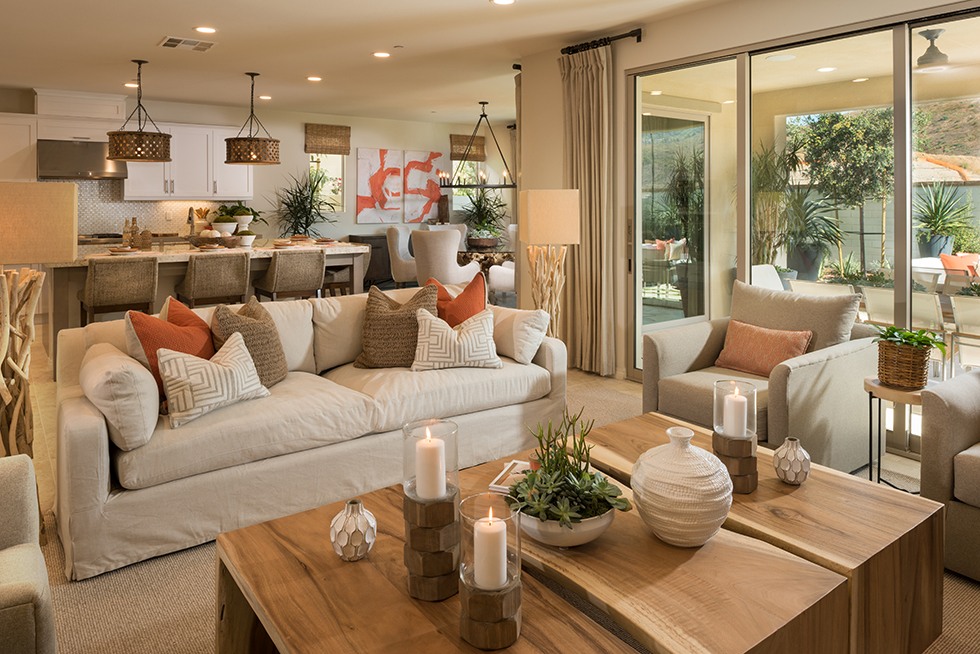 Westerly model homes in San Marcos, CA, at Rancho Tesoro, shot for California West Communities in San Diego.