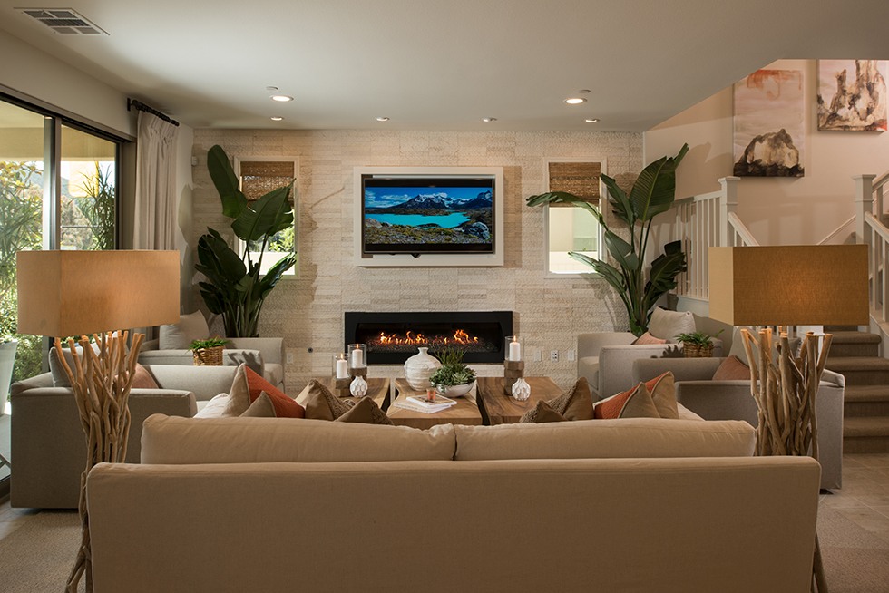 Westerly model homes in San Marcos, CA, at Rancho Tesoro, shot for California West Communities in San Diego.