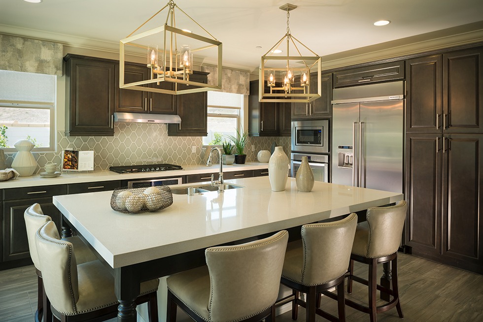 Westerly model homes in San Marcos, CA, at Rancho Tesoro, shot for California West Communities in San Diego.