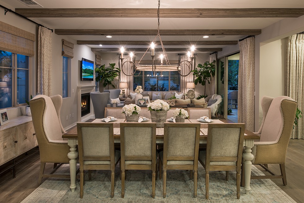 Westerly model homes in San Marcos, CA, at Rancho Tesoro, shot for California West Communities in San Diego.