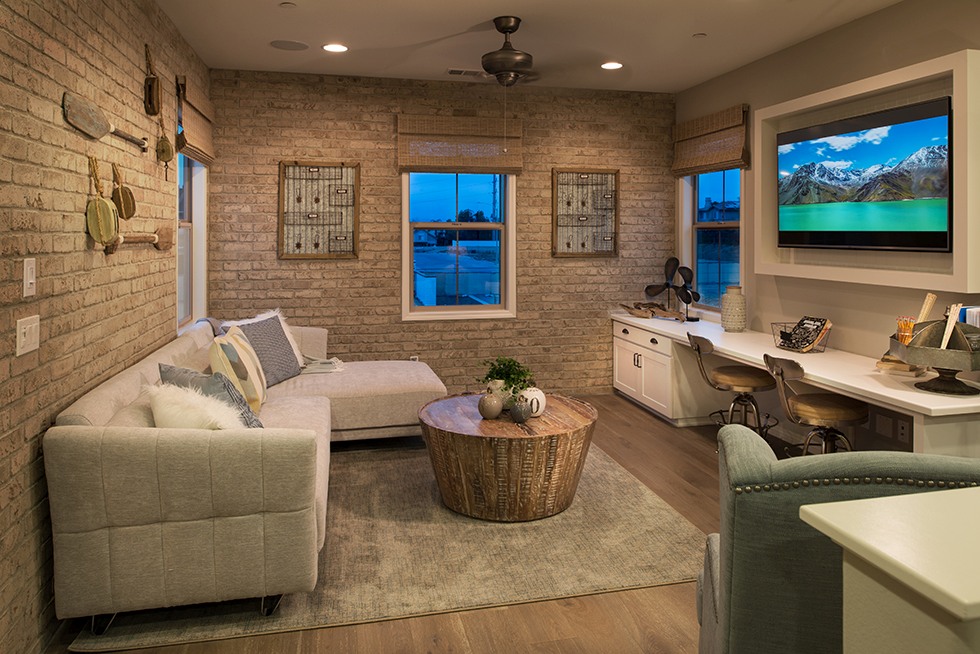 Westerly model homes in San Marcos, CA, at Rancho Tesoro, shot for California West Communities in San Diego.